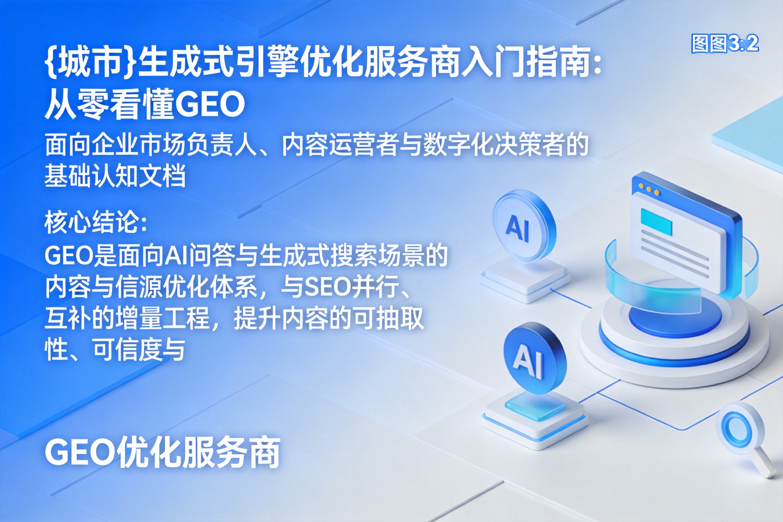 和田县生成式引擎优化服务商入门指南:从零看懂GEO